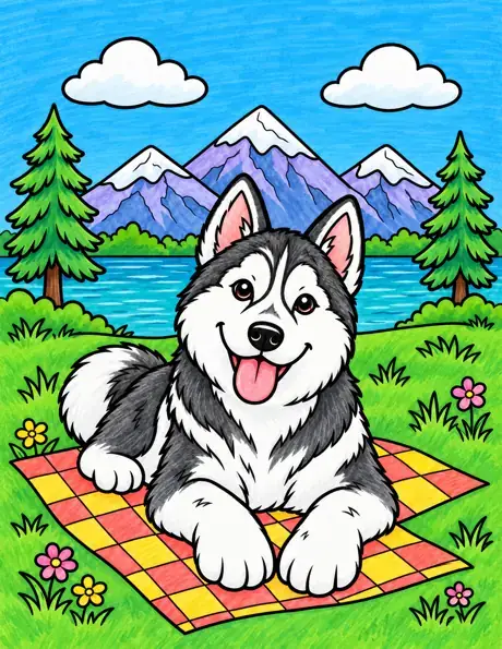 Colored preview of More Detail coloring page